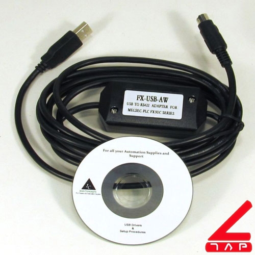 Cáp lập trình FX-USB-AW cho PLC Mitsubishi FX3U